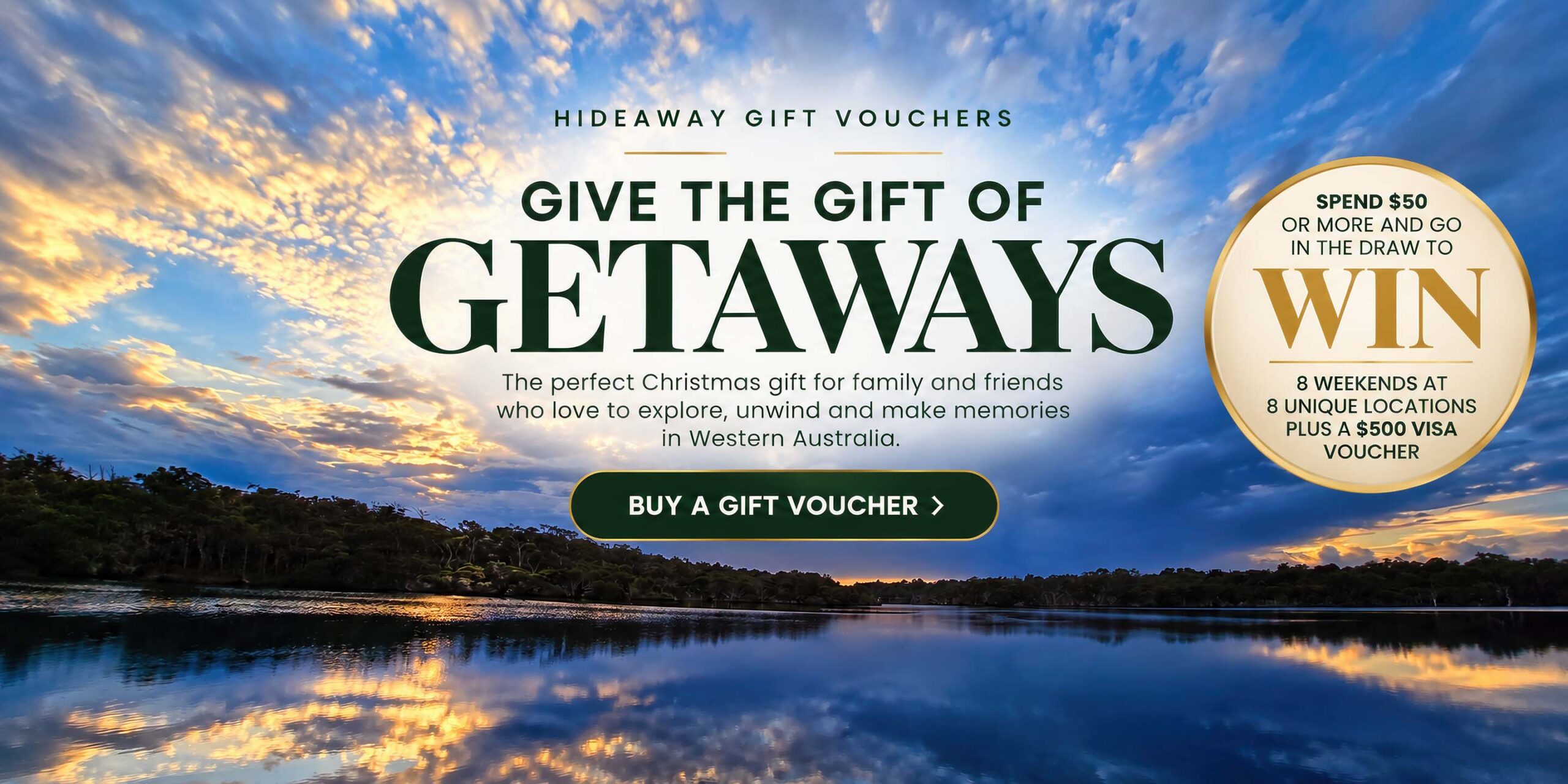 Hideaway Gift Vouchers for Christmas Hideaway Gift Vouchers for Christmas