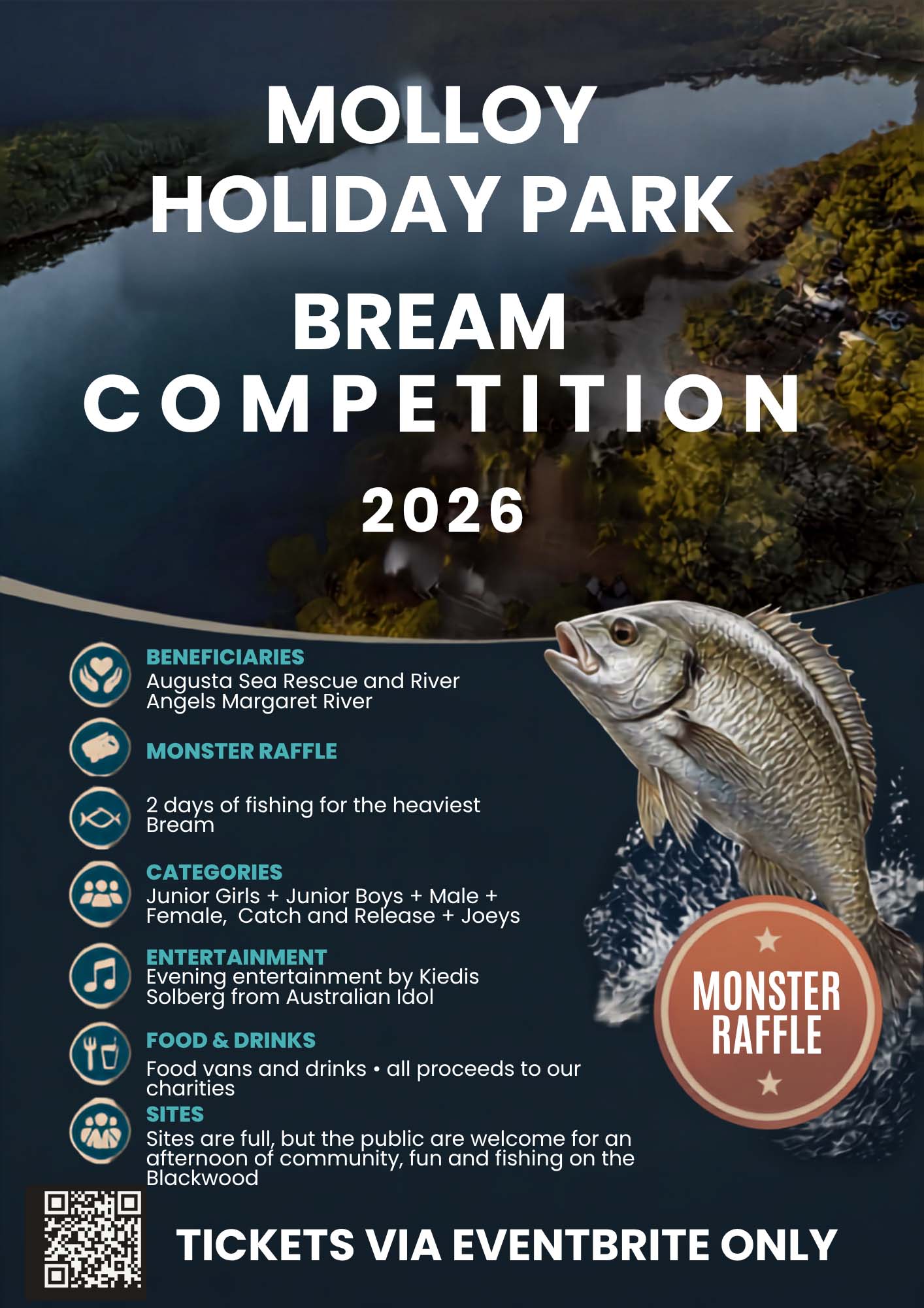 Molloy Holiday Bream Competition flyer